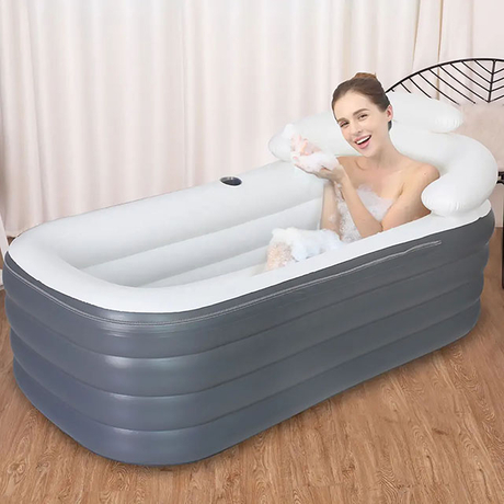 Manufacturer Thicken PVC Couple Foldable Inflatable Bathtub 