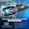 Underwater scooter with 10,000mAh 500W high-capacity battery and smart remote control