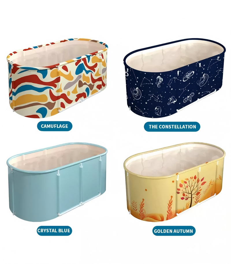 foldable portable soaking bathtub multiple styles
