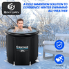 BINYUAN Multi-Layer Portable Sportsman's Covered 99 Gallon Cold Soak Tub