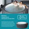 Vasca idromassaggio dell'acqua calda, vasca idromassaggio di Jacuzzi Spa, sei spa leggero, spa con nuoto, vasca idromassaggio della spa, gonfiabile, spa gonfiabile