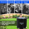 BINYUAN Multi-Layer Portable Sportsman's Covered 99 Gallon Cold Soak Tub