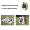 Automatic Inflatable Camping Tent，Easy Set Up 3-4 Person Glamping Outdoor Air Blow Up Tents, Quick Setup Air Tent with A Built-in Air Pump,Waterproof Inflatable House Tent for Adults