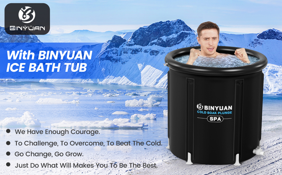 BINYUAN Multi-Layer Portable Sportsman's Covered 99 Gallon Cold Soak Tub
