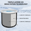 Inflatable Outdoor Multi-Layer Cold Soak Recovery Foldable Ice Bath Tub