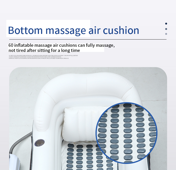 Vaskë e inflatable me pads flluskë dd