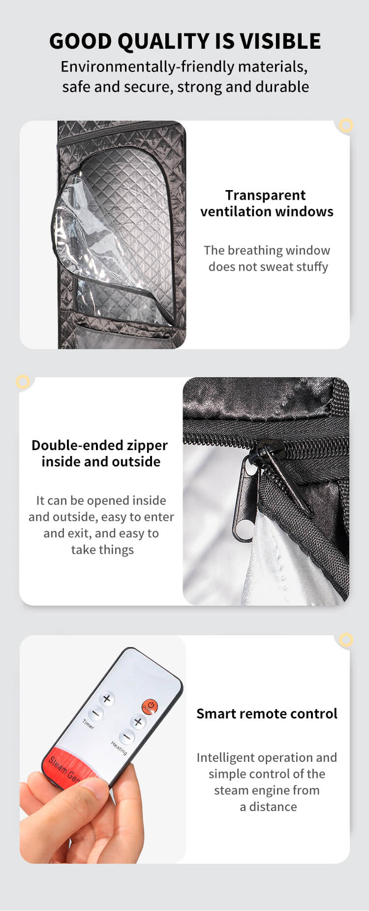 Sauna box advantages