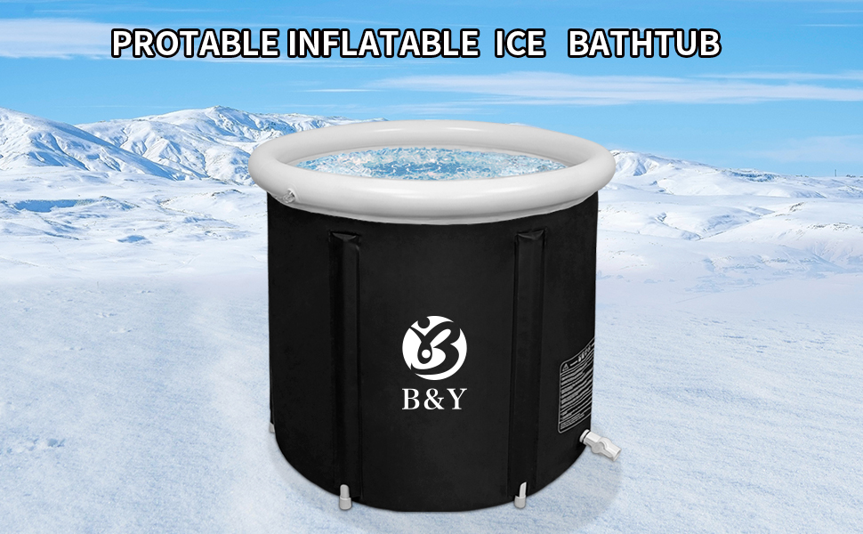 Black Ice Bath Bucket